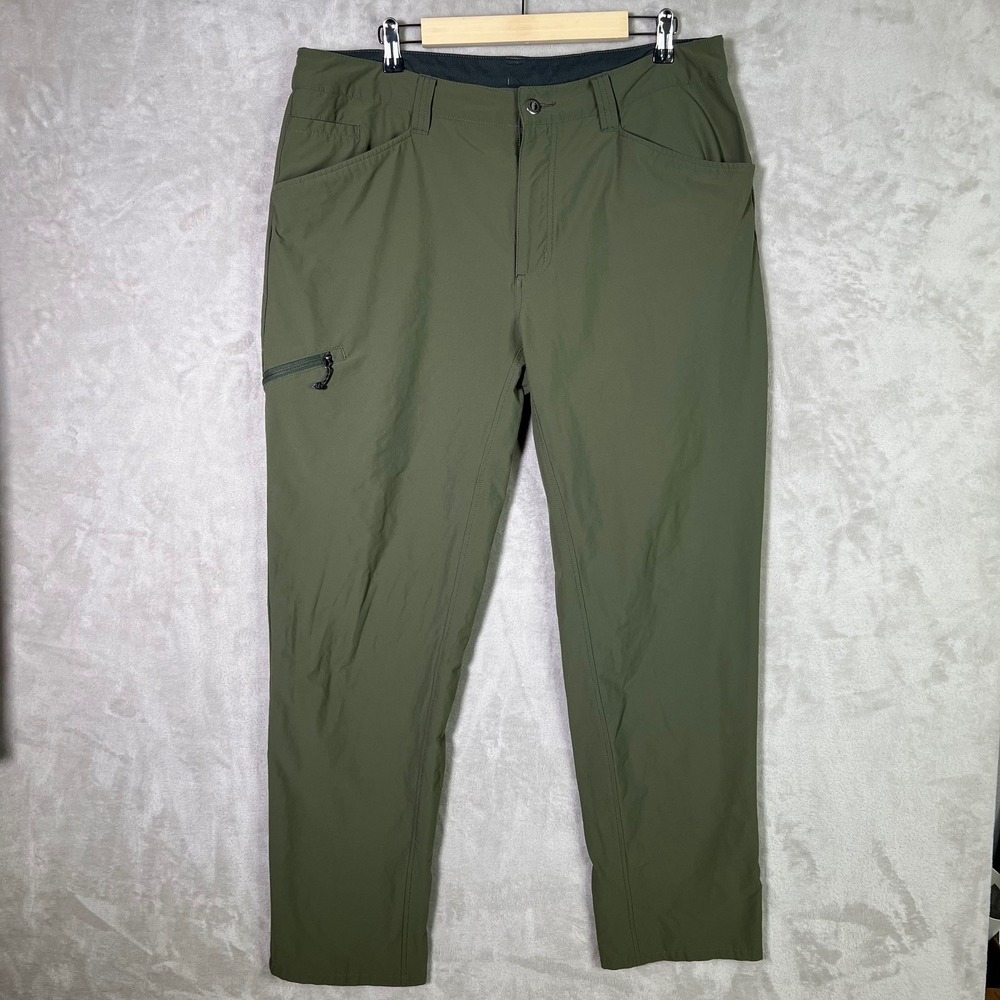 Patagonia Quandary Pants 38 Green #55181 Outdoor Hiking